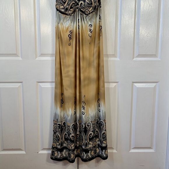 MULTI-WAY BOHEMIAN MAXI DRESS SIZE XL - Picture 2 of 7